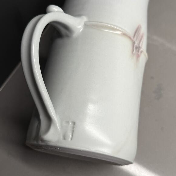 Roycroft Potters East Aurora NY Porcelain Pottery Pitcher Jug With Handle 9 1/4" - Picture 7 of 9